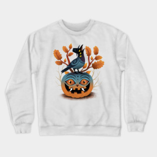 Halloween Derpy Crewneck Sweatshirt