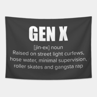 Gen X Christmas Tapestry