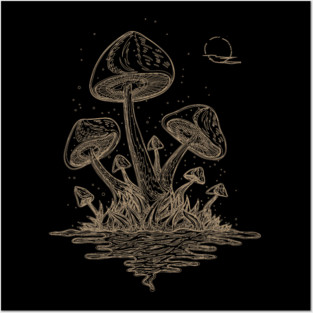 5S Foraging Forage Forager Hunting Mushroom Mushrooms Mushrooming Mycology Mycologist (25) Posters and Art