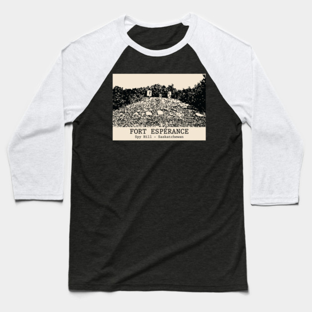 Fort Espérance - Spy Hill SK Baseball T-Shirt by Lakeric