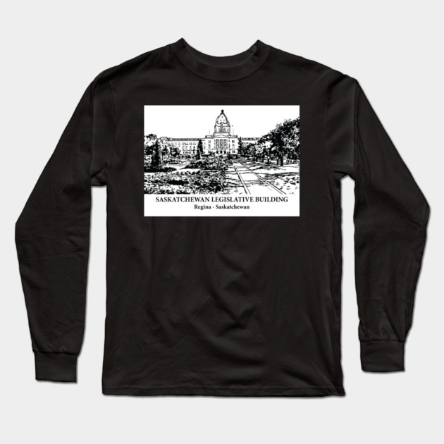 Saskatchewan Legislative Building - Regina SK Long Sleeve T-Shirt by Lakeric