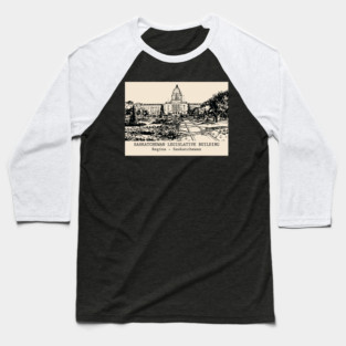 Saskatchewan Legislative Building - Regina SK Baseball T-Shirt