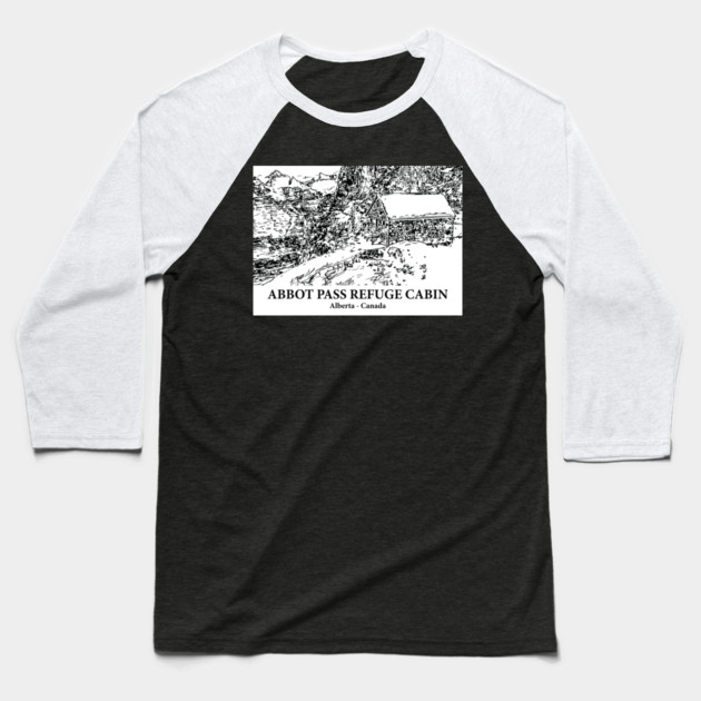 Abbot Pass Refuge Cabin - Alberta Baseball T-Shirt by Lakeric
