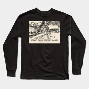 Abbot Pass Refuge Cabin - Alberta Long Sleeve T-Shirt