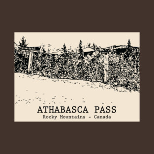 Athabasca Pass - Rocky Mountains T-Shirt