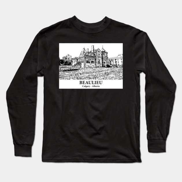 Beaulieu - Calgary AB Long Sleeve T-Shirt by Lakeric