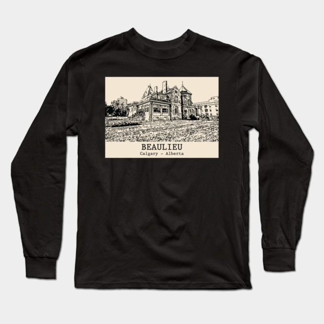 Beaulieu - Calgary AB Long Sleeve T-Shirt by Lakeric