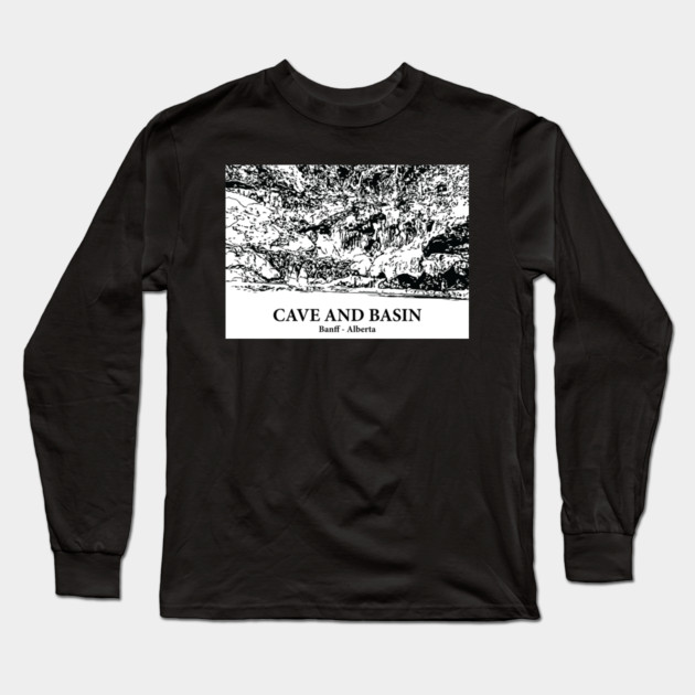 Cave and Basin - Banff AB Long Sleeve T-Shirt by Lakeric