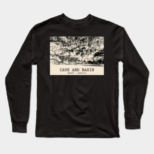 Cave and Basin - Banff AB Long Sleeve T-Shirt