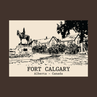 Fort Calgary - Alberta T-Shirt