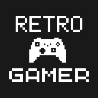 Retro Gaming Vibes Vintage Pixel Gamer T-Shirt