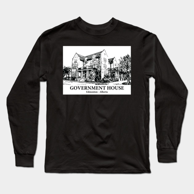 Government House - Edmonton AB Long Sleeve T-Shirt by Lakeric
