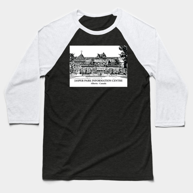 Jasper Park Information Centre - Alberta Baseball T-Shirt by Lakeric