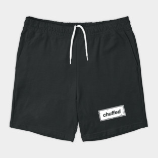 Chuffed – White Manchester Manc Slang Oasis Style Britpop Shorts