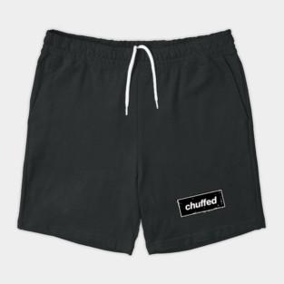 Chuffed – Black Manchester Manc Slang Oasis Style Britpop Shorts
