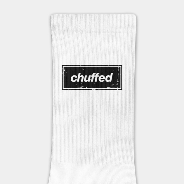 Chuffed – Black Manchester Manc Slang Oasis Style Britpop by Butter Creative