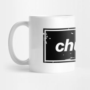 Chuffed – Black Manchester Manc Slang Oasis Style Britpop Mug