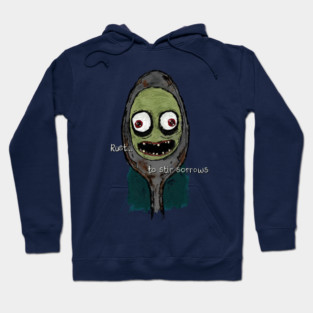 Rusty Spoon was the name of Mr Salad's costume Hoodie