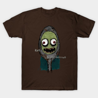 Rusty Spoon was the name of Mr Salad's costume T-Shirt
