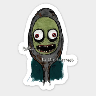 Rusty Spoon was the name of Mr Salad's costume Sticker