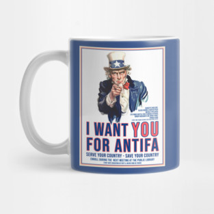 I Want You for Antifa Mug