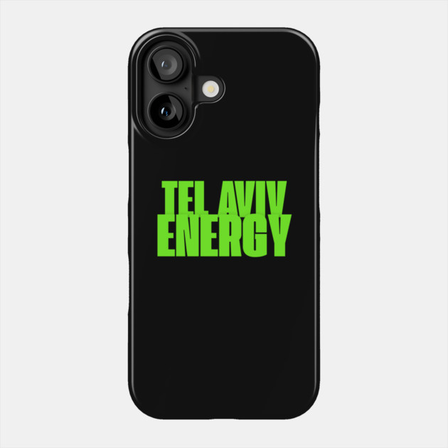 Tel Aviv Energy Phone Case by Uri Zehavi