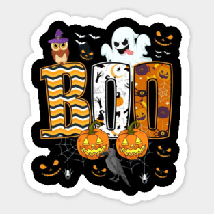 Halloween boo Sticker