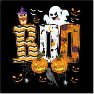 Halloween boo Posters and Art