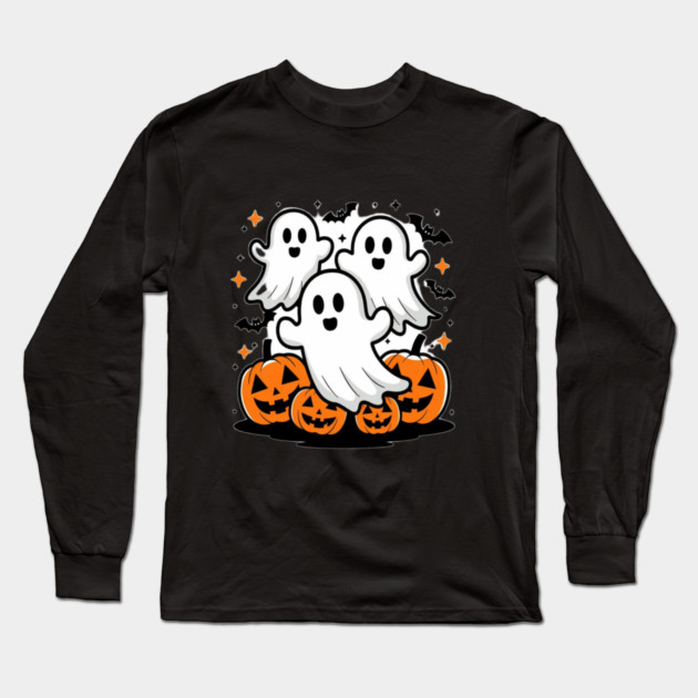 Halloween boo Long Sleeve T-Shirt by Graphic tees
