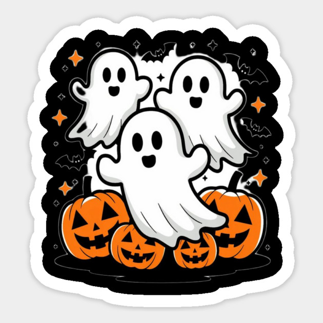 Halloween boo Magnet by Graphic tees
