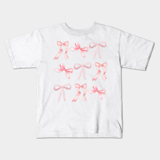 Coquette Bows Kids T-Shirt