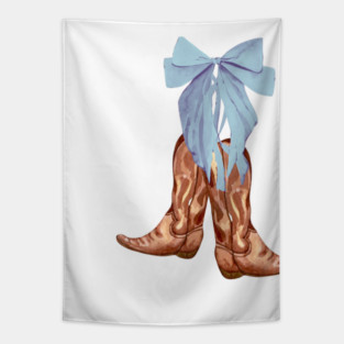 Coquette Country Blue Tapestry