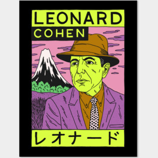 Leonard Cohen Aesthetic Style Original Design Posters and Art