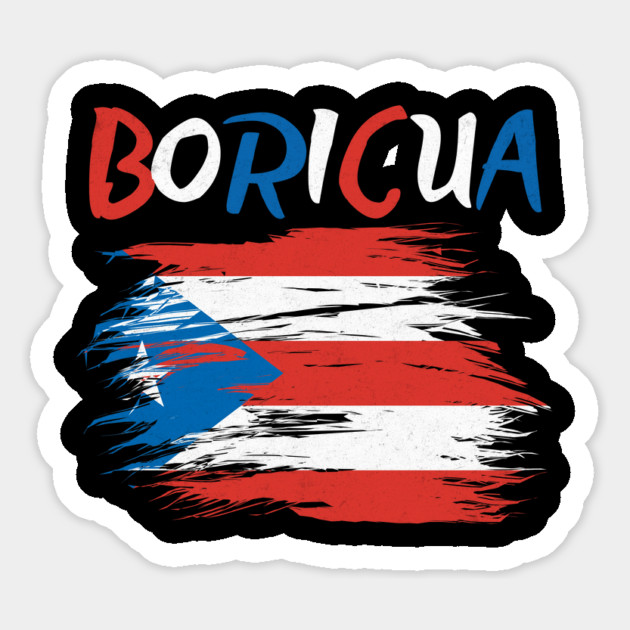 Boricua Pride – Distressed Puerto Rico Flag Style Magnet by Designed By Marty