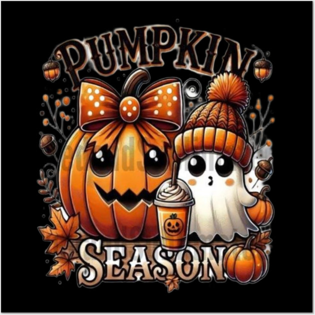 pumpkin  season Wall Art by Graphic tees
