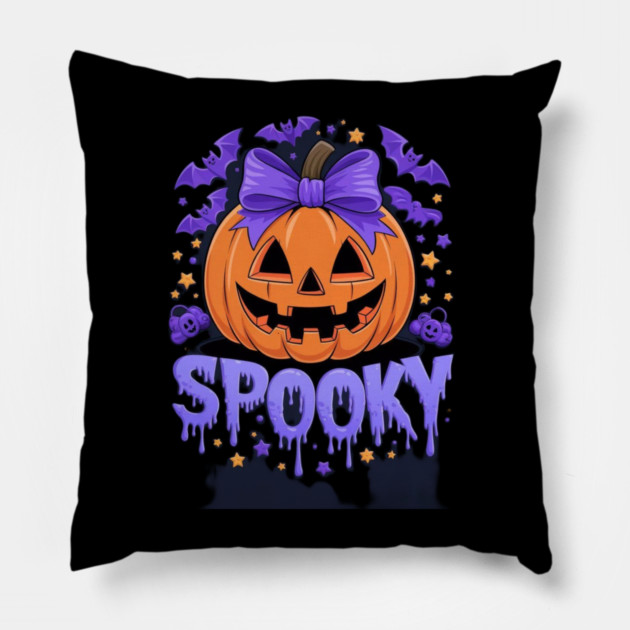 Spooky season Pillow by Graphic tees