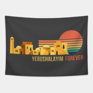 Yerushalayim Forever Tapestry