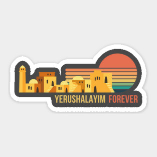 Yerushalayim Forever Sticker