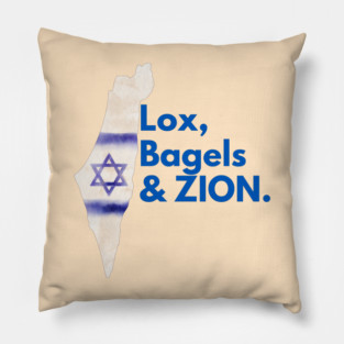 Lox, Bagels & Zion Pillow