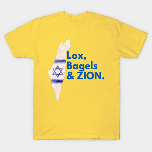 Lox, Bagels & Zion T-Shirt by Uri Zehavi