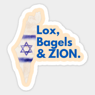 Lox, Bagels & Zion Magnet