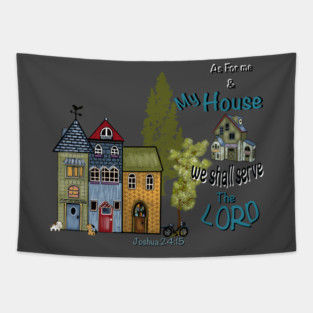 Home is where God puts me Tapestry