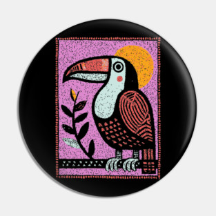 Psychedelic Toucan | The Vibrant Jungle Spirit Pin