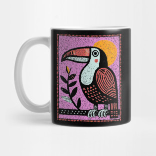 Psychedelic Toucan | The Vibrant Jungle Spirit Mug