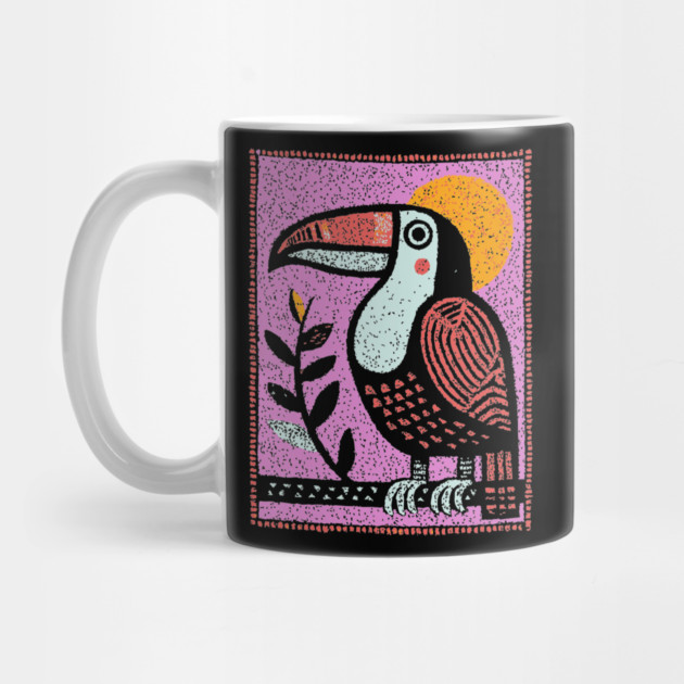 Psychedelic Toucan | The Vibrant Jungle Spirit by TuncGK