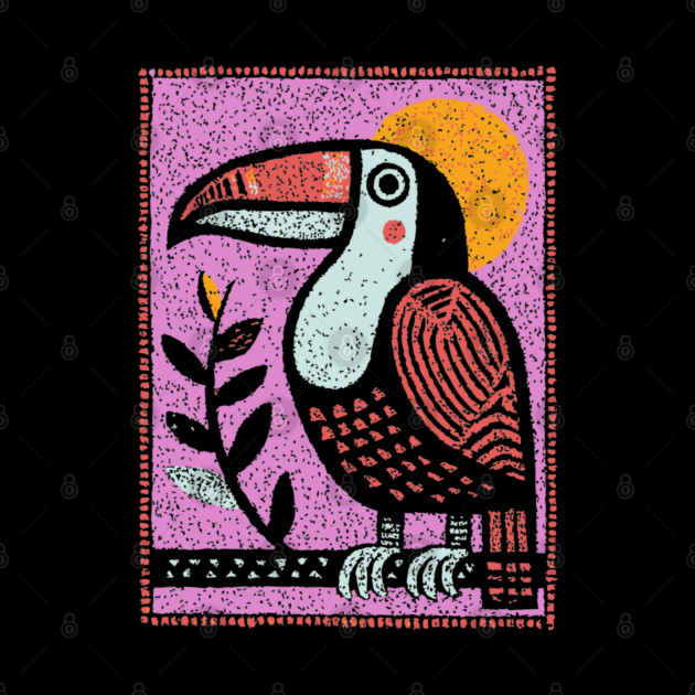 Psychedelic Toucan | The Vibrant Jungle Spirit by TuncGK