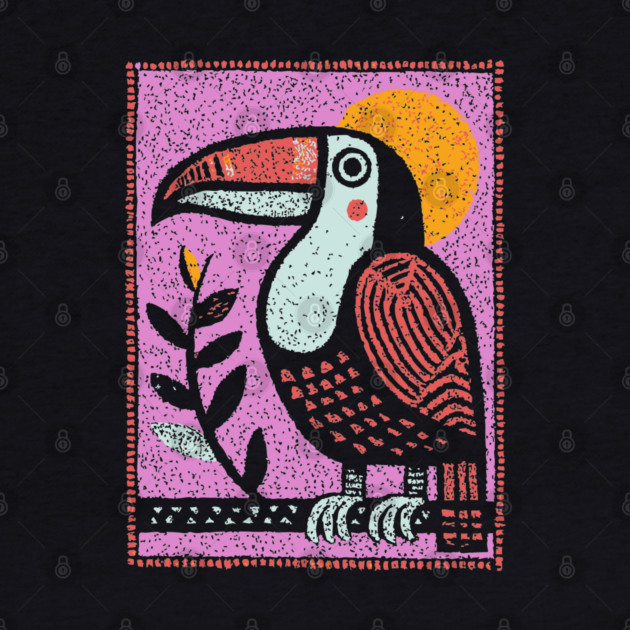 Psychedelic Toucan | The Vibrant Jungle Spirit by TuncGK