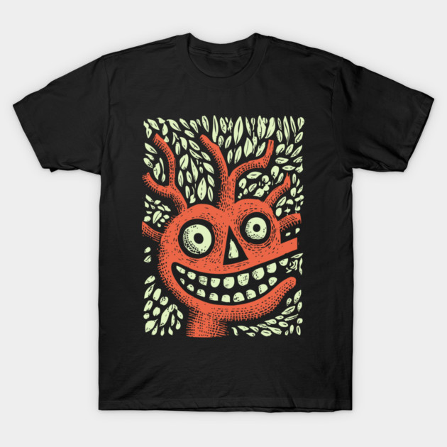 Mischievous Tree Monster | The Forest Sprite T-Shirt by TuncGK