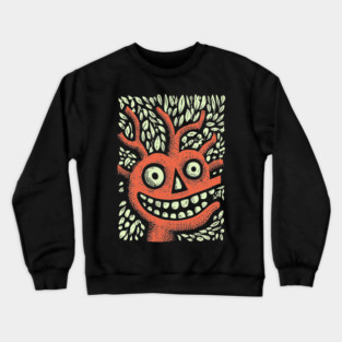 Mischievous Tree Monster | The Forest Sprite Crewneck Sweatshirt
