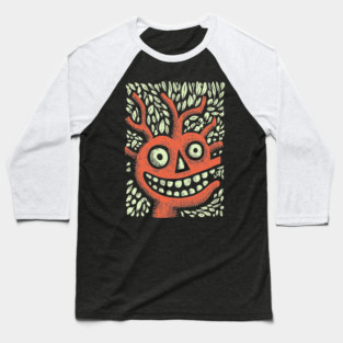 Mischievous Tree Monster | The Forest Sprite Baseball T-Shirt